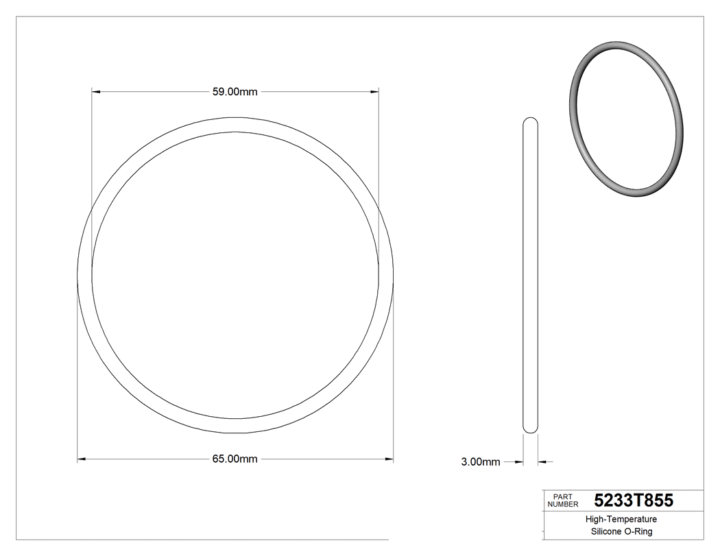 Technical drawing - 5233T855